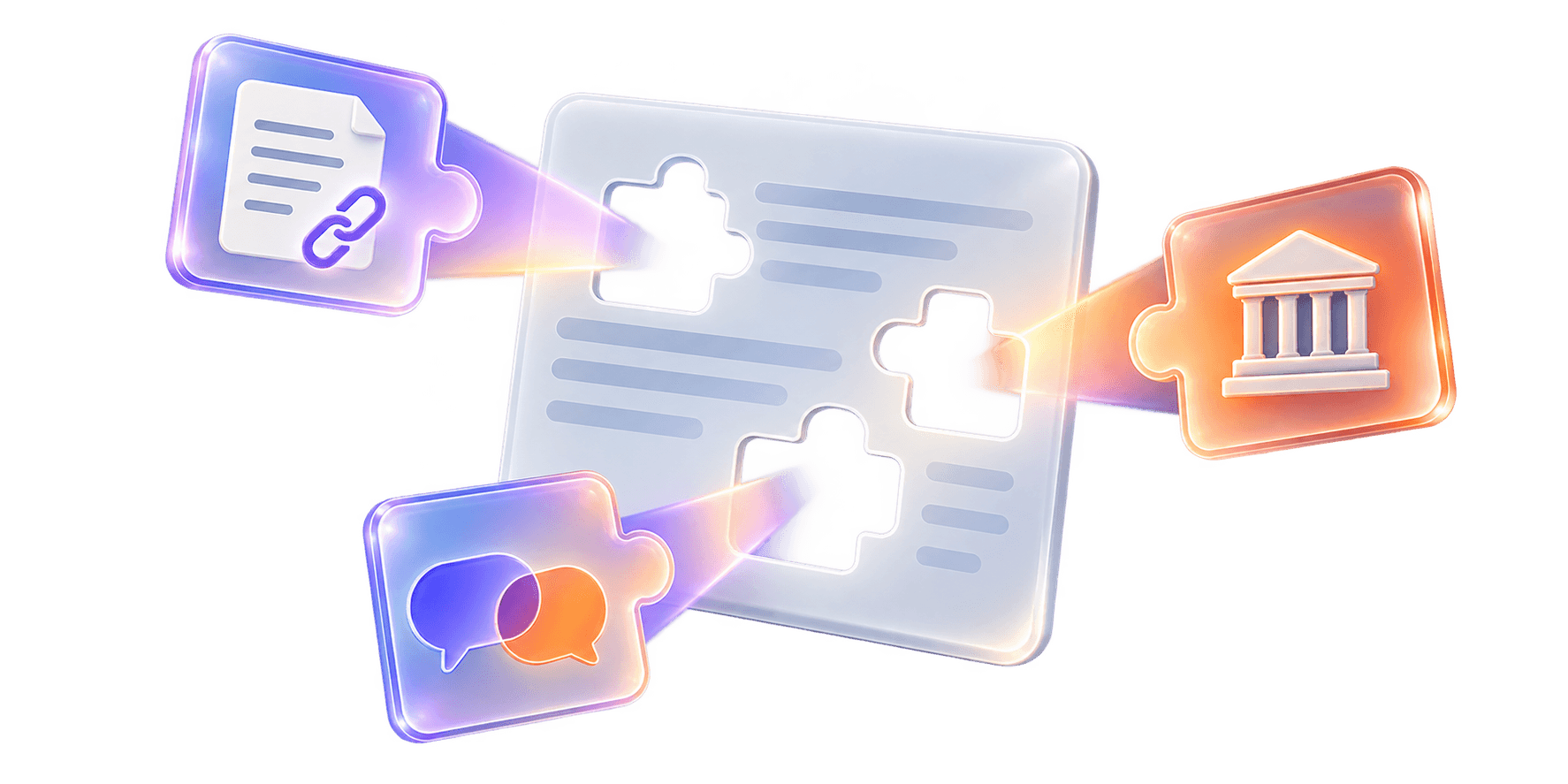 Source, legal, and opposing-context evidence completing the gaps in an AI answer